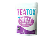 紫色teatox 28天排毒�p肥茶出口瘦身袋泡茶